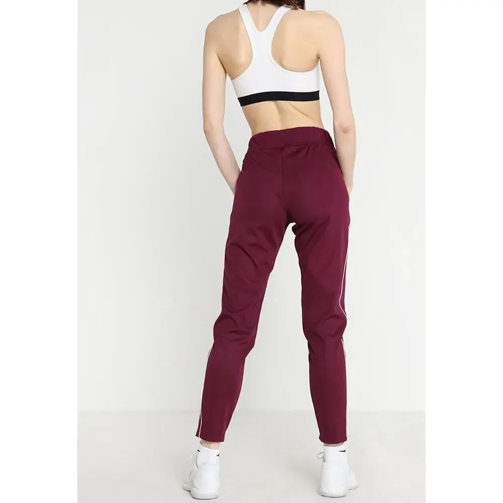 Nike Tennis Court Warm Up Pants Joggers Burgundy Women’s Small Training